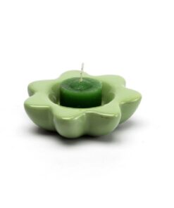 Porta Vela Flor Baixo (liso)