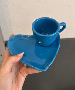 Xícara Café Coração (lisa) 100ml