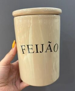 Porta Mantimentos Feijão (decalque)