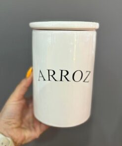 Porta Mantimentos Arroz (decalque)