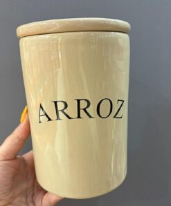 Porta Mantimentos Arroz (decalque)