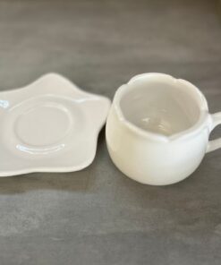 Xícara Tulipa De Chá Com Pires (lisa) 200ml
