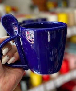 Caneca Com Colher (lisa) 300ml